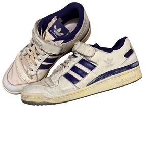 adidas Athletic Shoes in White and Blue